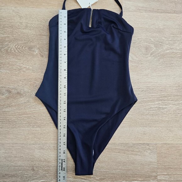 COS Halterneck Bandeau Swimsuit Size 4 + Removable Straps MSRP $79 New With Tags - Picture 4 of 15